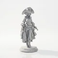 Mô hình nữ cao bồi miền viễn tây - Wild West Lady Figurine (STL file) - Thumbnail 2