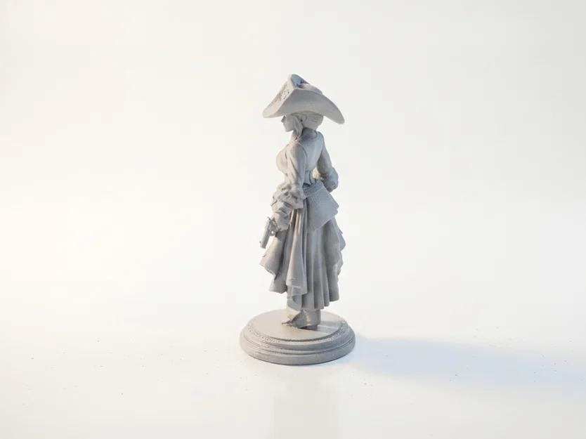 Mô hình nữ cao bồi miền viễn tây - Wild West Lady Figurine (STL file) - Image 4