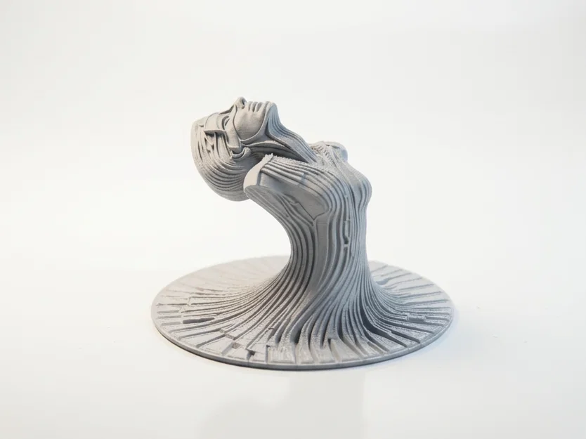 Tượng Điêu Khắc Người Phụ Nữ Vươn Mình - Mẫu In 3D Độc Đáo - Image 1