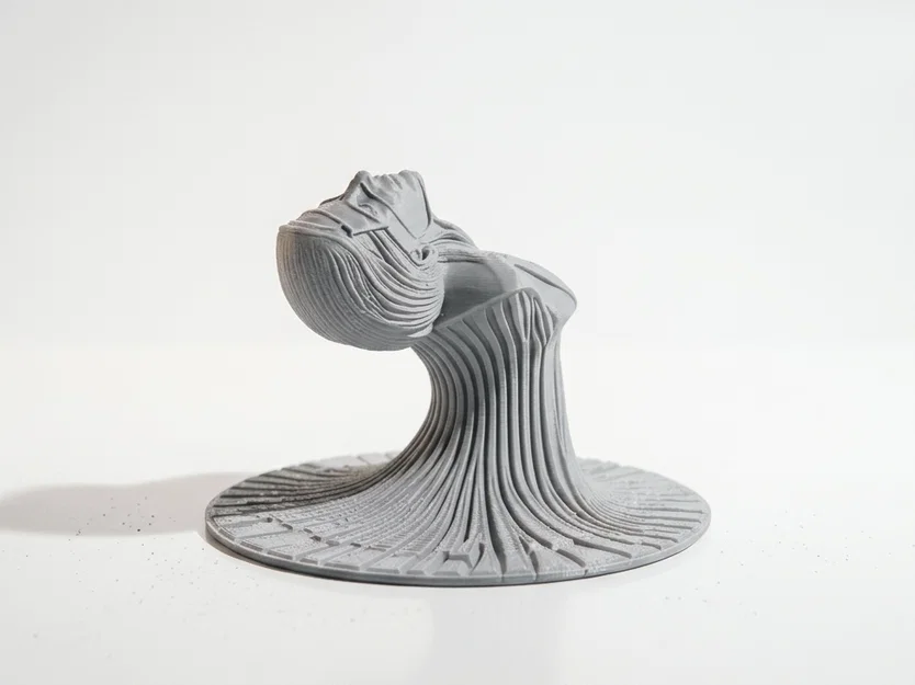 Tượng Điêu Khắc Người Phụ Nữ Vươn Mình - Mẫu In 3D Độc Đáo - Image 2