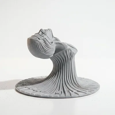 Tượng Điêu Khắc Người Phụ Nữ Vươn Mình - Mẫu In 3D Độc Đáo