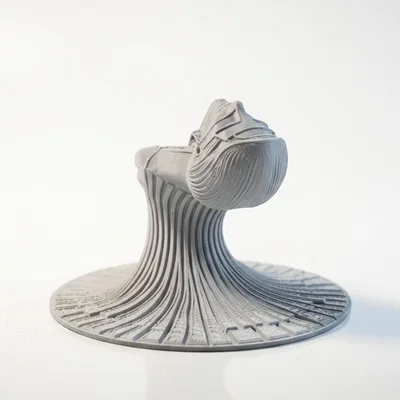 Tượng Điêu Khắc Người Phụ Nữ Vươn Mình - Mẫu In 3D Độc Đáo