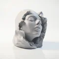 Tượng Bán Thân Nghệ Thuật Khuôn Mặt Phụ Nữ In 3D - Thumbnail 2
