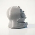 Tượng Bán Thân Nghệ Thuật Khuôn Mặt Phụ Nữ In 3D - Thumbnail 3