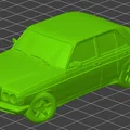 Mô hình 3D Mercedes 240 D 1981 - Thiết kế chi tiết cho người chơi xe - Thumbnail 1