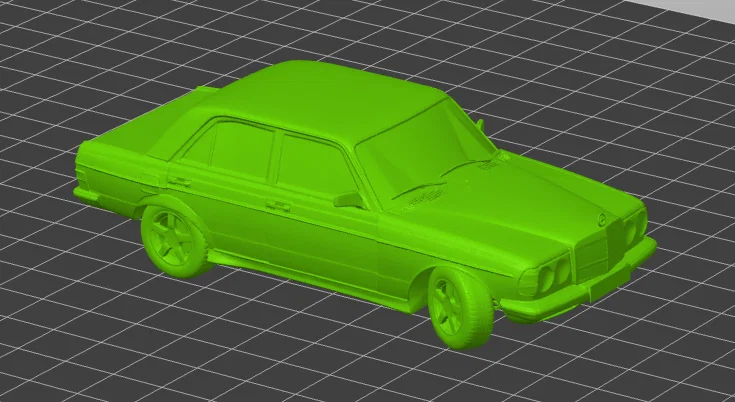 Mô hình 3D Mercedes 240 D 1981 - Thiết kế chi tiết cho người chơi xe - Image 2