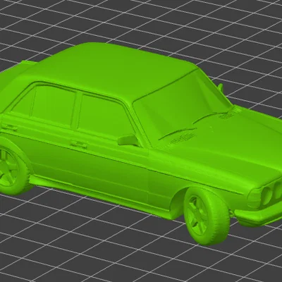 Mô hình 3D Mercedes 240 D 1981 - Thiết kế chi tiết cho người chơi xe