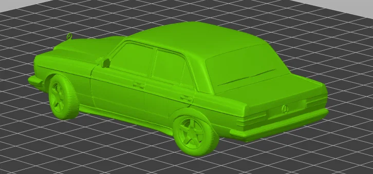 Mô hình 3D Mercedes 240 D 1981 - Thiết kế chi tiết cho người chơi xe - Image 3