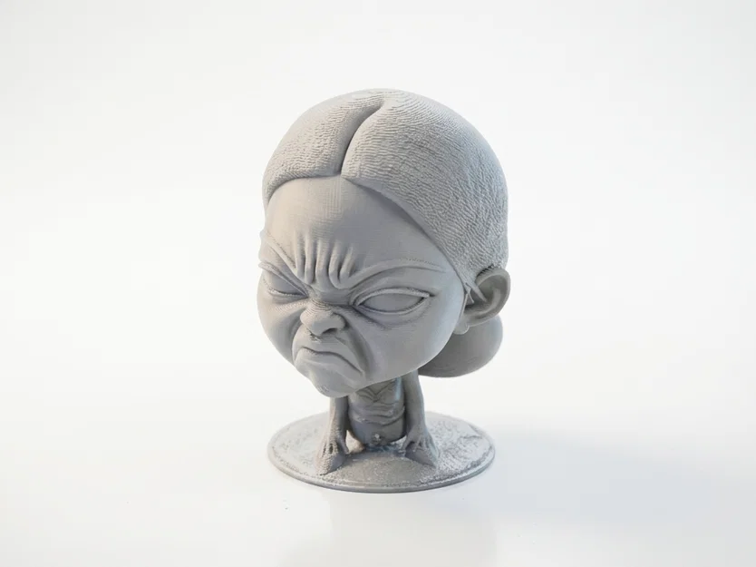 Mô Hình Tượng Bán Thân Em Bé Cau Có Dành Cho In 3D - Image 1