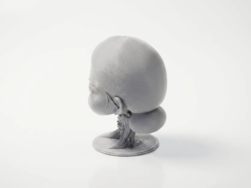 Mô Hình Tượng Bán Thân Em Bé Cau Có Dành Cho In 3D - Image 4