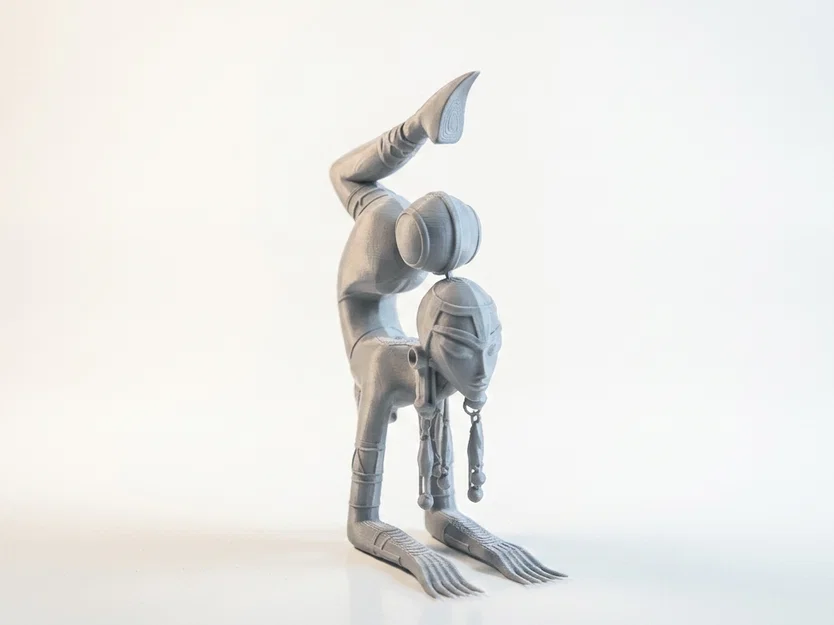Mô hình tượng người phụ nữ tập Yoga dẻo dai - File in 3D - Image 3