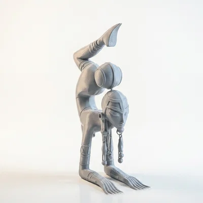 Mô hình tượng người phụ nữ tập Yoga dẻo dai - File in 3D