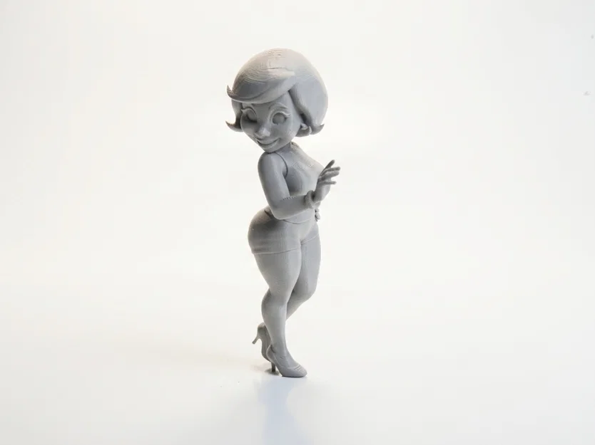 Mô hình tượng người phụ nữ ngoái nhìn - File 3D in ấn nghệ thuật - Image 1