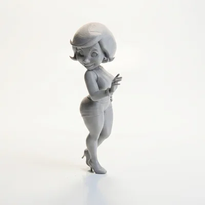 Mô hình tượng người phụ nữ ngoái nhìn - File 3D in ấn nghệ thuật