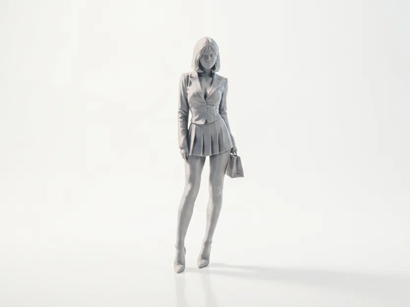 Mô hình 3D Nữ Doanh Nhân Thanh Lịch (Work Outfit Professional Woman Figurine) - Image 2