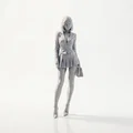 Mô hình 3D Nữ Doanh Nhân Thanh Lịch (Work Outfit Professional Woman Figurine) - Thumbnail 2
