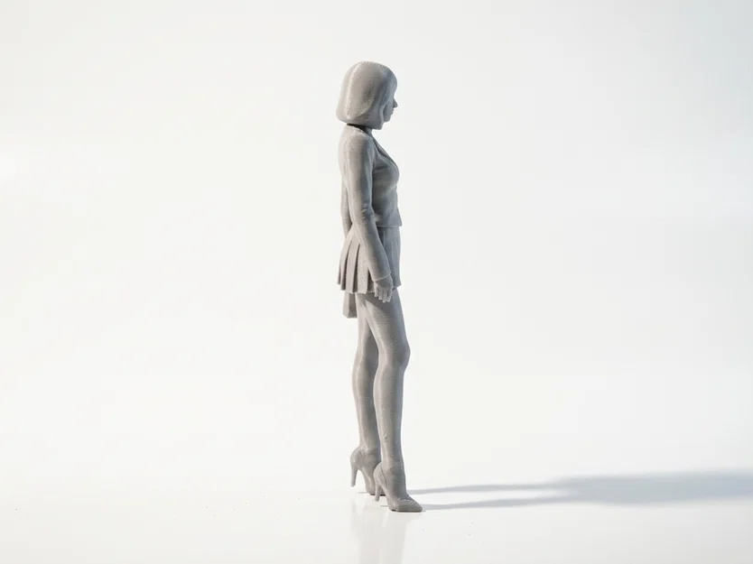 Mô hình 3D Nữ Doanh Nhân Thanh Lịch (Work Outfit Professional Woman Figurine) - Image 3