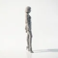 Mô hình 3D Nữ Doanh Nhân Thanh Lịch (Work Outfit Professional Woman Figurine) - Thumbnail 3