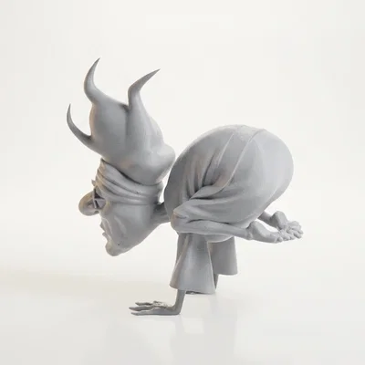 Mô hình tượng Yoga nữ in 3D - File STL nghệ thuật