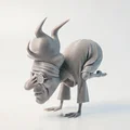 Mô hình tượng Yoga nữ in 3D - File STL nghệ thuật - Thumbnail 2