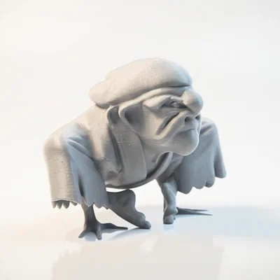 Mô hình tượng nữ mang áo choàng bí ẩn - File 3D in ấn sưu tầm