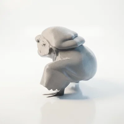Mô hình tượng nữ mang áo choàng bí ẩn - File 3D in ấn sưu tầm