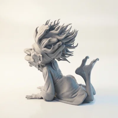 Tượng Nữ Nhân Thiền Định - Mô hình 3D in ấn nghệ thuật