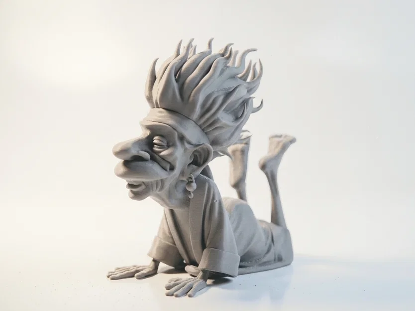Tượng Nữ Nhân Thiền Định - Mô hình 3D in ấn nghệ thuật - Image 2