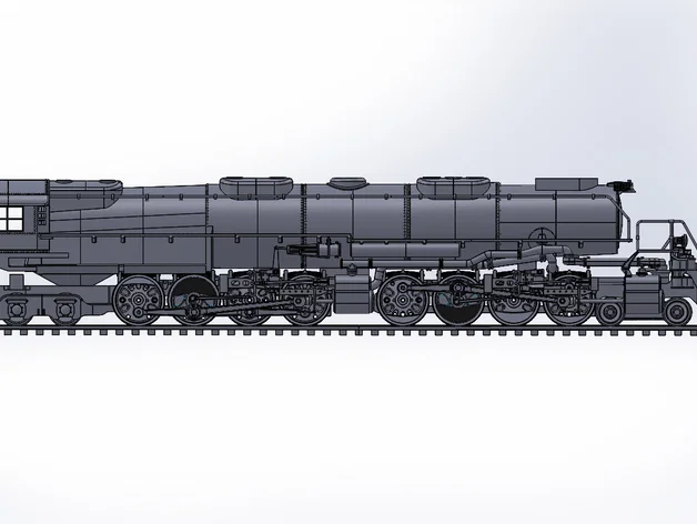 Mô hình đầu máy hơi nước Union Pacific Big Boy - Image 1