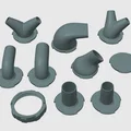 Hệ thống vòi phun hồ bơi mô-đun với ngàm khóa xoay bayonet (tương thích Intex) - Thumbnail 1