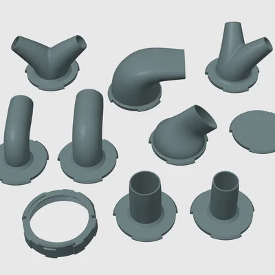Hệ thống vòi phun hồ bơi mô-đun với ngàm khóa xoay bayonet (tương thích Intex)