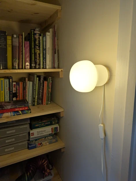 Giá treo tường cho đèn nấm IKEA Tokabo - Image 1