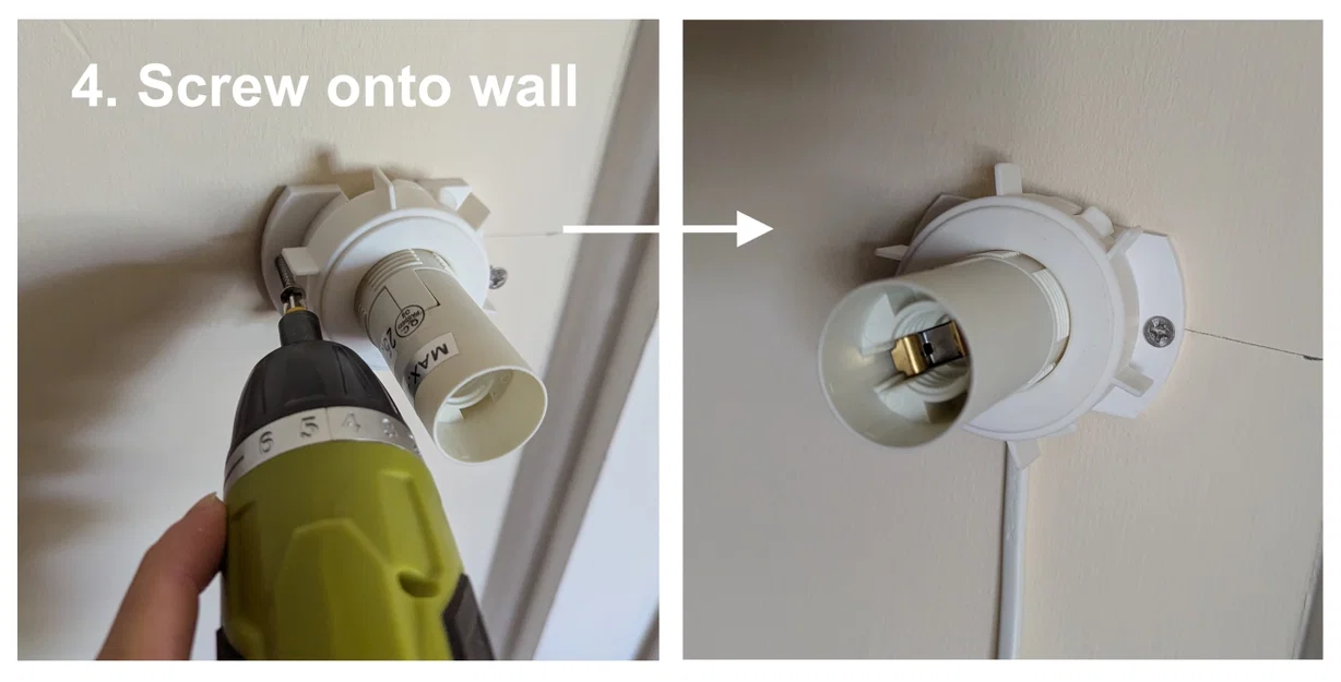Giá treo tường cho đèn nấm IKEA Tokabo - Image 6