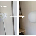 Giá treo tường cho đèn nấm IKEA Tokabo - Thumbnail 7