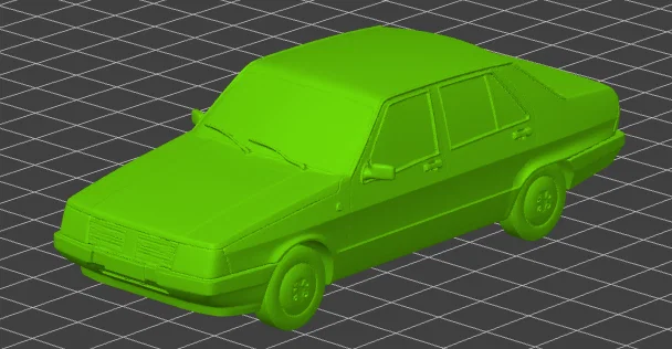 Mô hình xe cổ Fiat Regata 1600 D đời 1986 in 3D chi tiết - Image 1