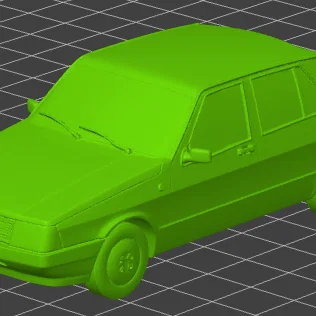 Mô hình xe cổ Fiat Regata 1600 D đời 1986 in 3D chi tiết