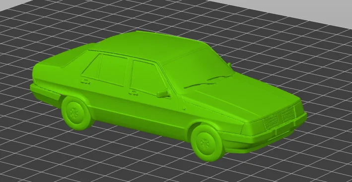 Mô hình xe cổ Fiat Regata 1600 D đời 1986 in 3D chi tiết - Image 2