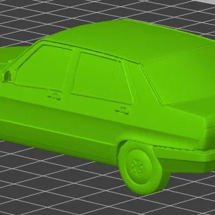 Mô hình xe cổ Fiat Regata 1600 D đời 1986 in 3D chi tiết