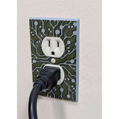 Mặt Nạ Ổ Cắm Đôi (Duplex Outlet Wall Plate) - Họa tiết PCB