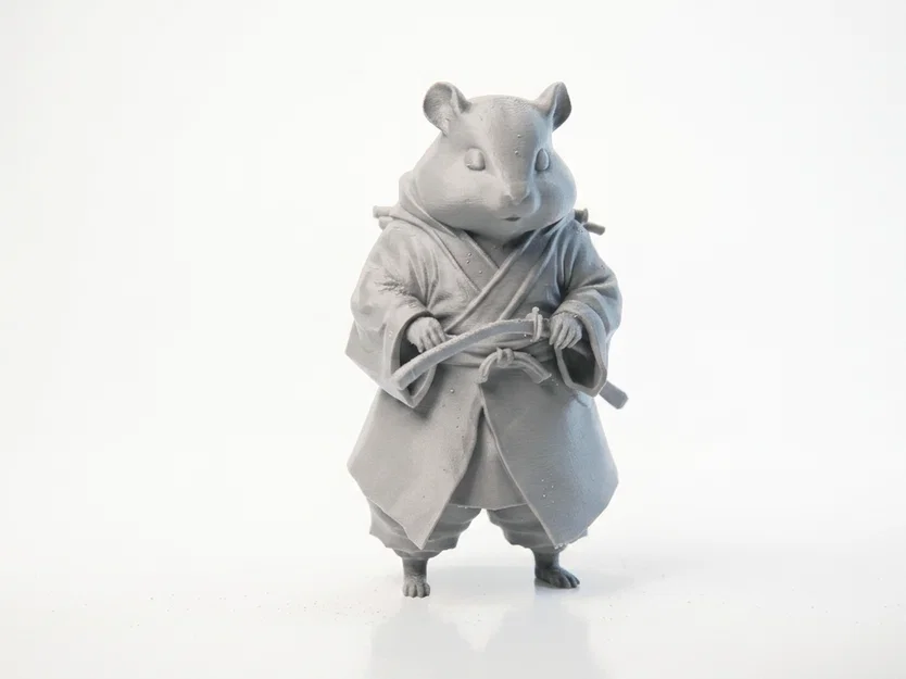 Mô Hình Chuột Samurai Chiến Binh In 3D - Image 2