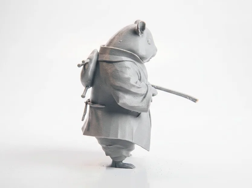 Mô Hình Chuột Samurai Chiến Binh In 3D - Image 3