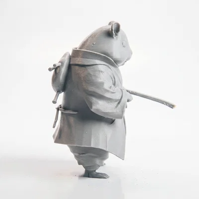 Mô Hình Chuột Samurai Chiến Binh In 3D