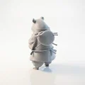 Mô Hình Chuột Samurai Chiến Binh In 3D - Thumbnail 4