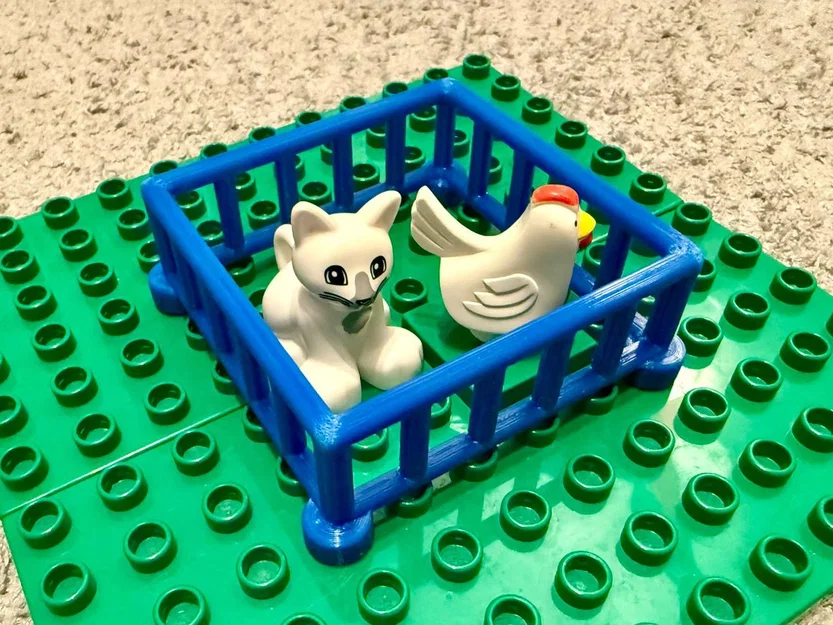 Hàng rào nhốt thú tương thích hoàn toàn Lego Duplo (2 kích thước) - Image 1