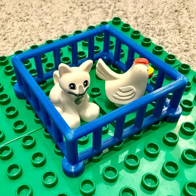 Hàng rào nhốt thú tương thích hoàn toàn Lego Duplo (2 kích thước)