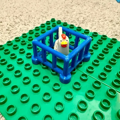 Hàng rào nhốt thú tương thích hoàn toàn Lego Duplo (2 kích thước)