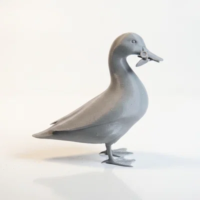 Mô hình vịt cầm dao độc đáo in 3D