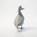 Mô hình vịt cầm dao độc đáo in 3D - Thumbnail 2