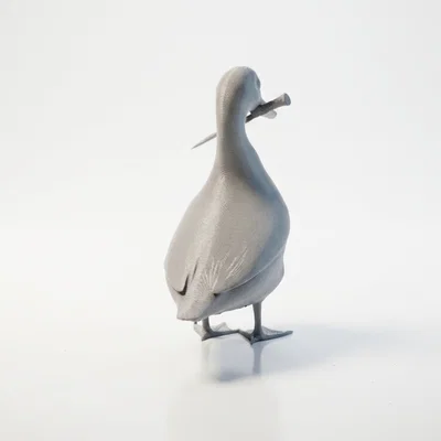 Mô hình vịt cầm dao độc đáo in 3D