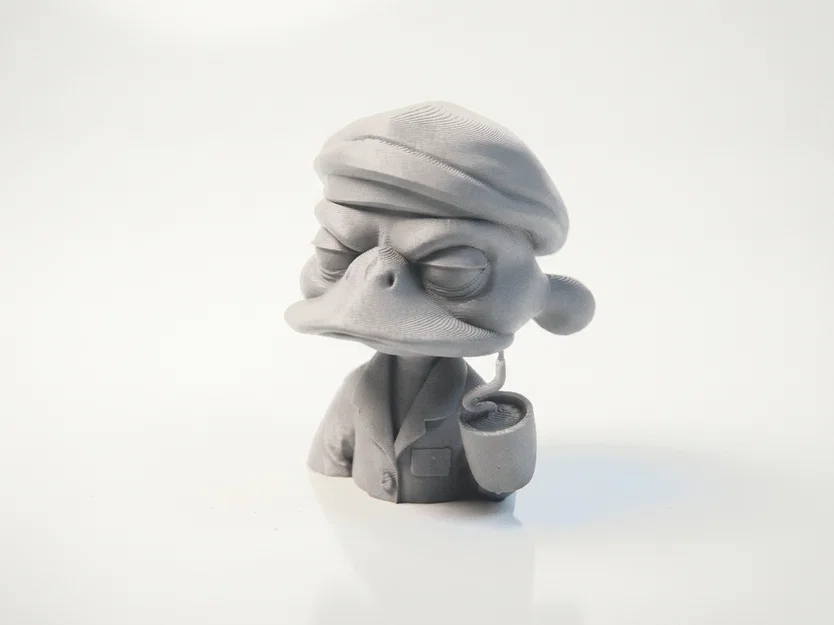 Mô hình chú vịt uống cà phê buổi sáng in 3D đáng yêu - Image 1